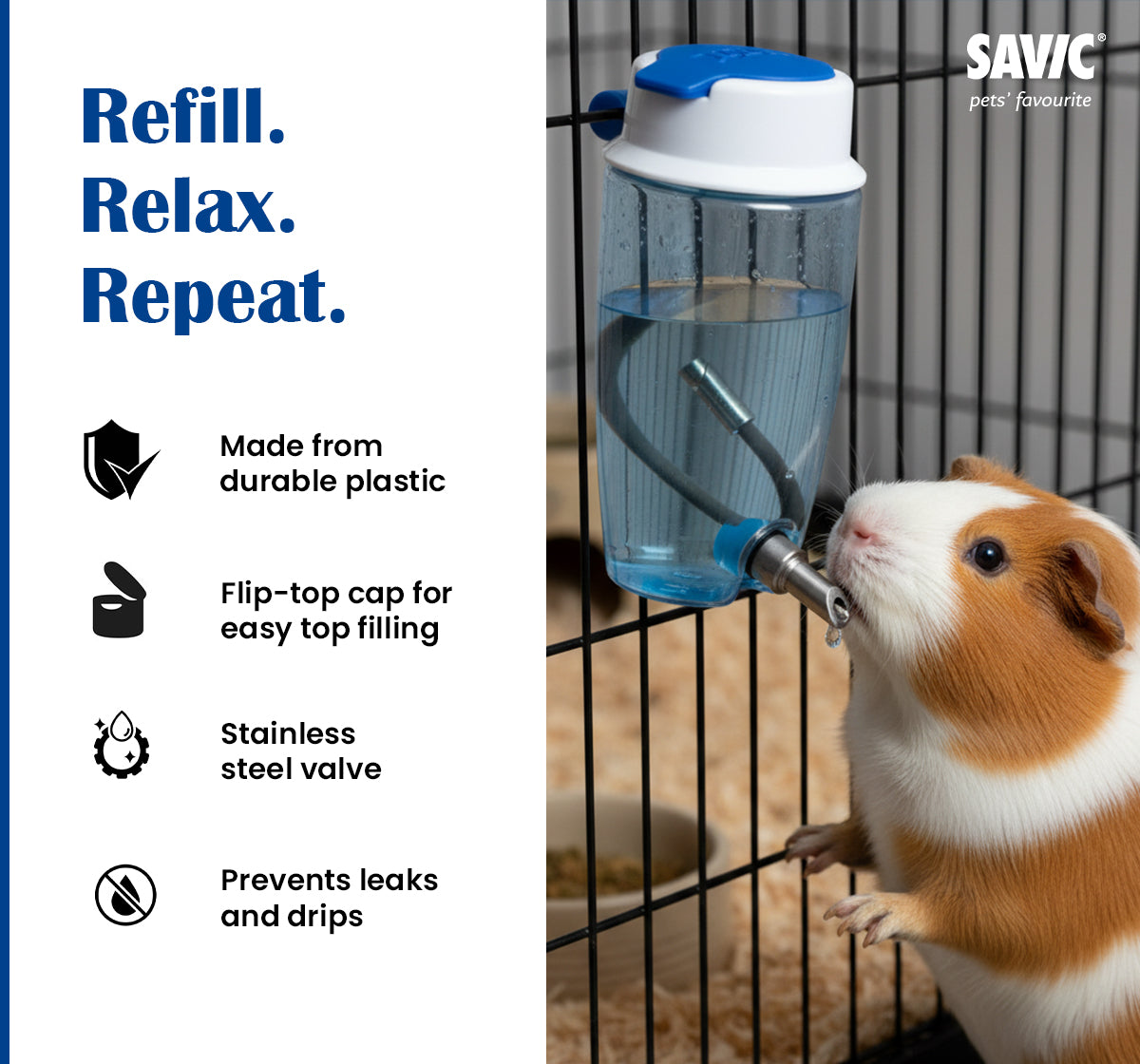 Savic Source Deluxe Drink Bottle for Hamsters and Rabbits image 3