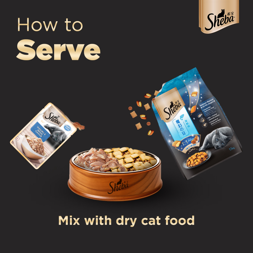 Sheba Maguro & Bream Fish Mix Premium Cat Wet Food image 10