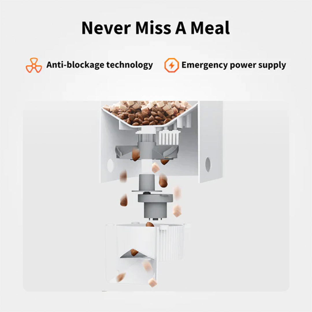Petkit YumShare Solo Automatic 2.4G WiFi Food Dispenser with HD Camera for Dogs and Cats image 4
