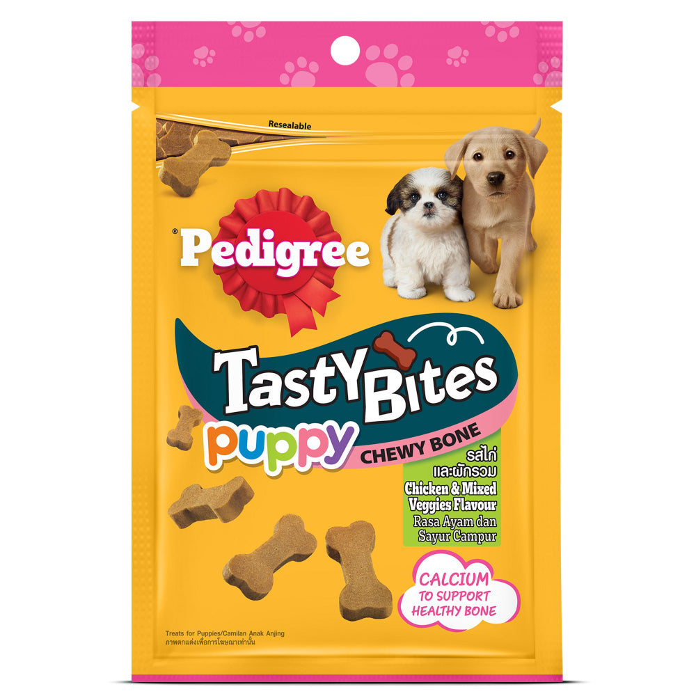 Pedigree Tasty Bites Chicken & Mixed Veggies Flavour Puppy Chewy Treats