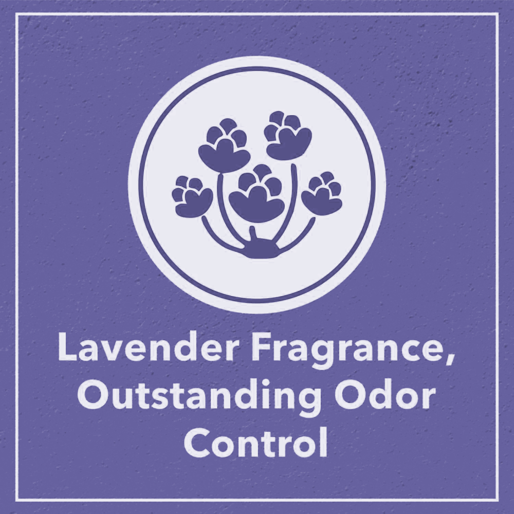 Scoopy Quick Clumping Lavender Scented Litter with Skatrs Litter Tray and Poop Bag for Cats image 4