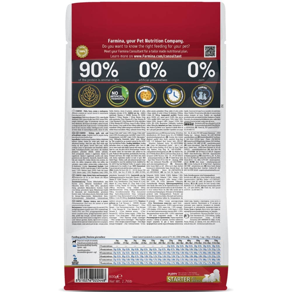 Farmina N&D Chicken & Pomegranate Ancestral Grain Starter Puppy Dog Dry Food image 3
