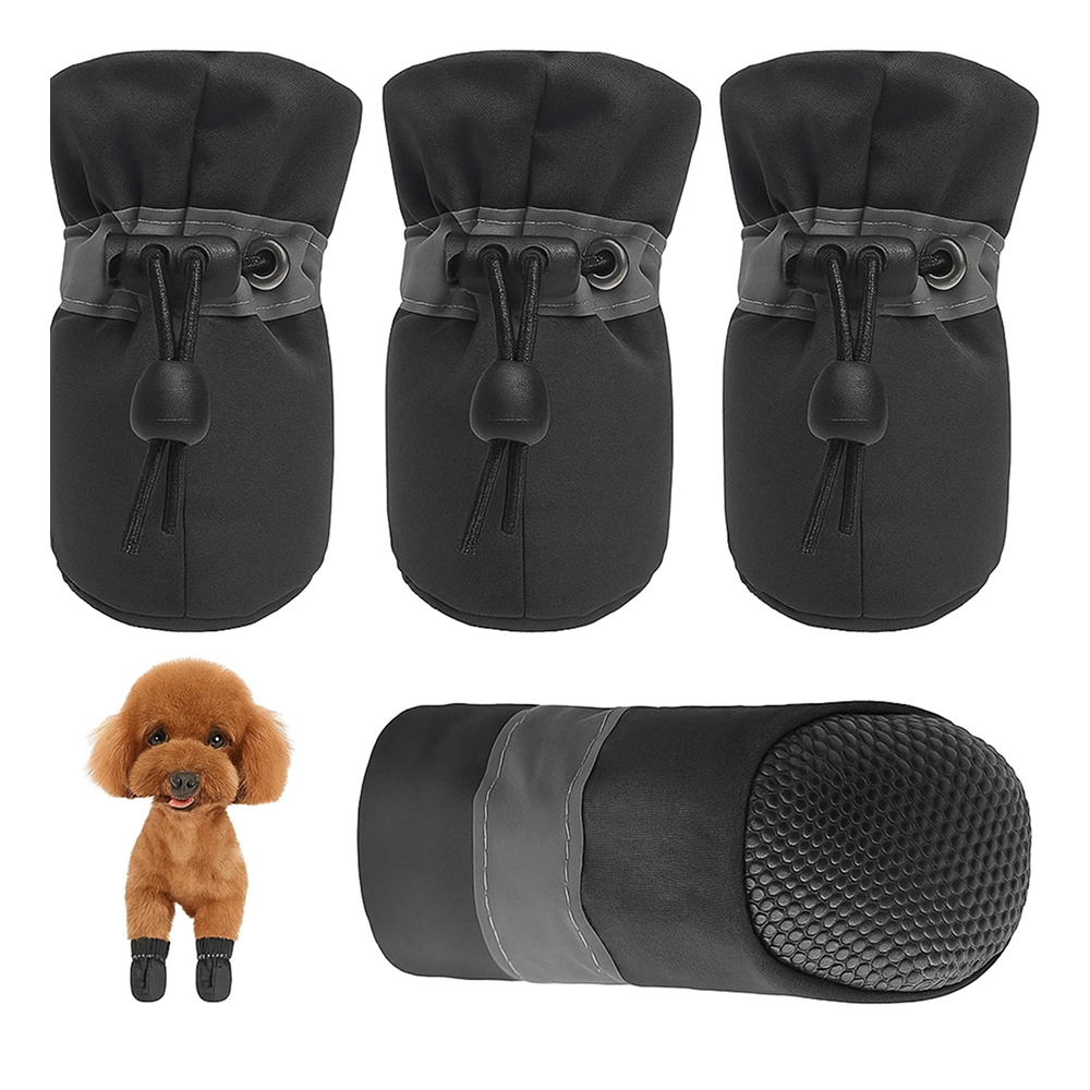 KUTKUT Boots for Dogs (Black)