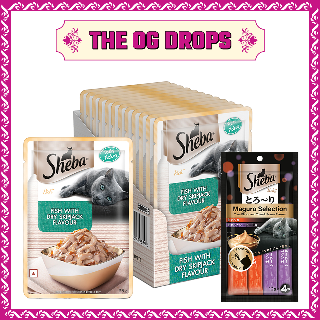 Sheba Fish with Dry Skipjack Premium Cat Wet Food image 3
