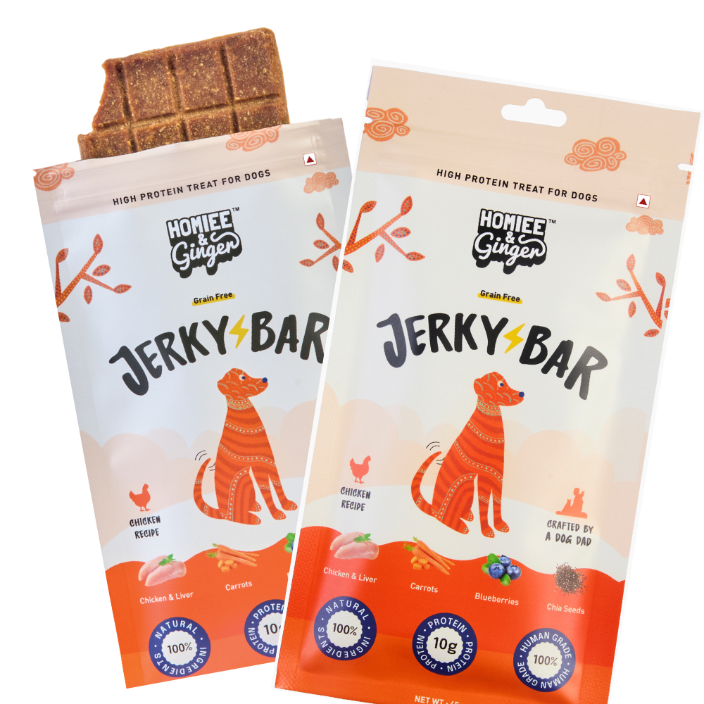 Homiee & Ginger Air Dried Grain Free Chicken Jerky Bar Dog Treats image 8