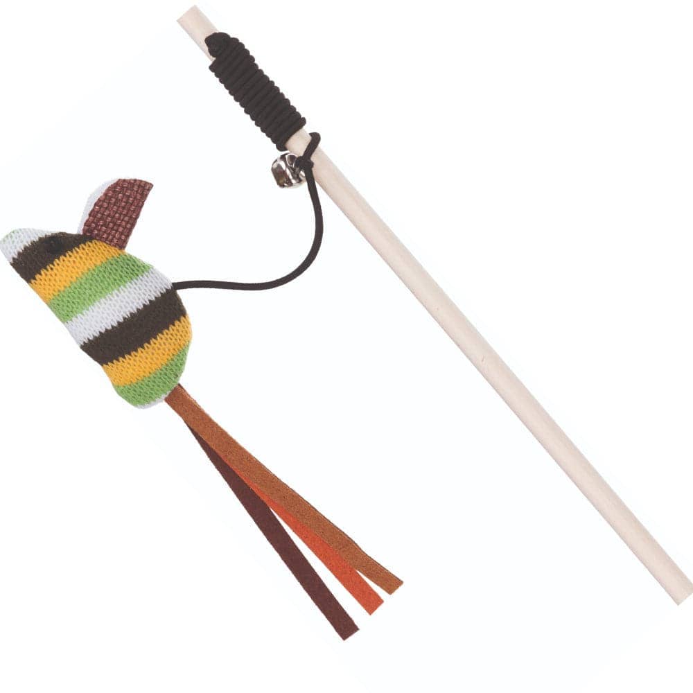 Outward Hound Spin & Scratch and Trixie Playing Rod with Plush Mouse Toy for Cats Combos image 8