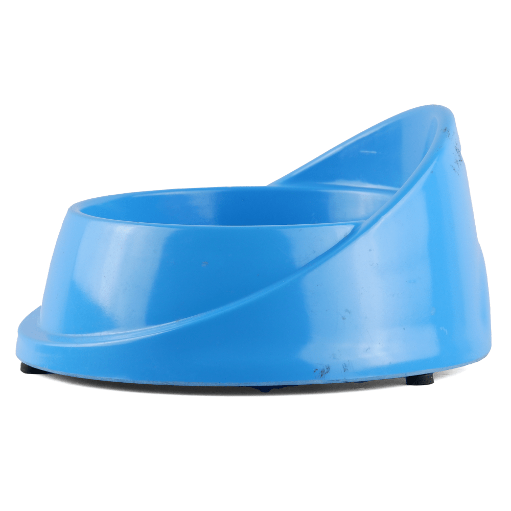 M Pets Single Fashion Diner Bowl for Dogs and Cats (Blue) image 2