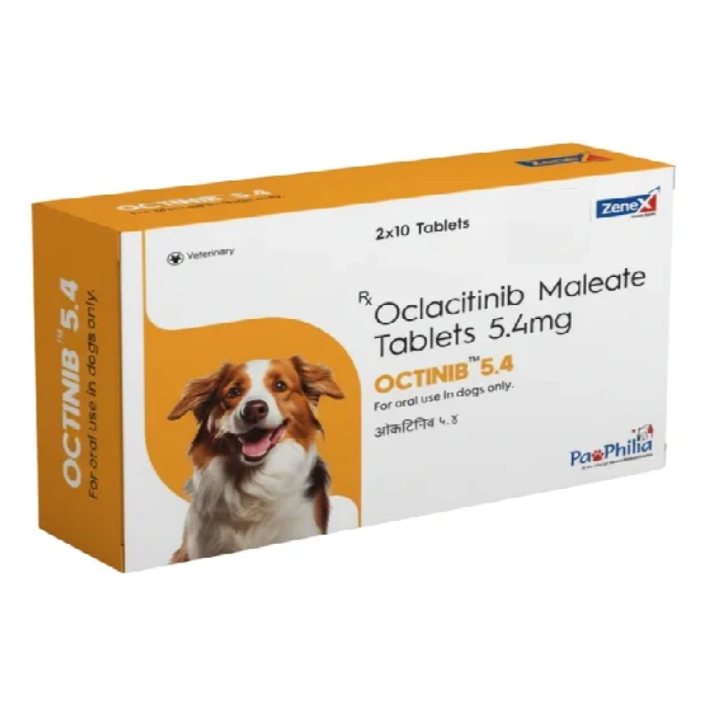 Zenex Octinib 5.4mg Tablets (Oclacitinib) for Dogs