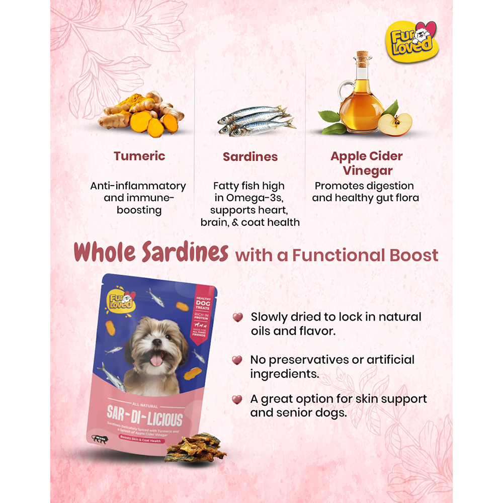 FurLoved Sardilicious Sardine Omega Rich Dogs Treats image 4