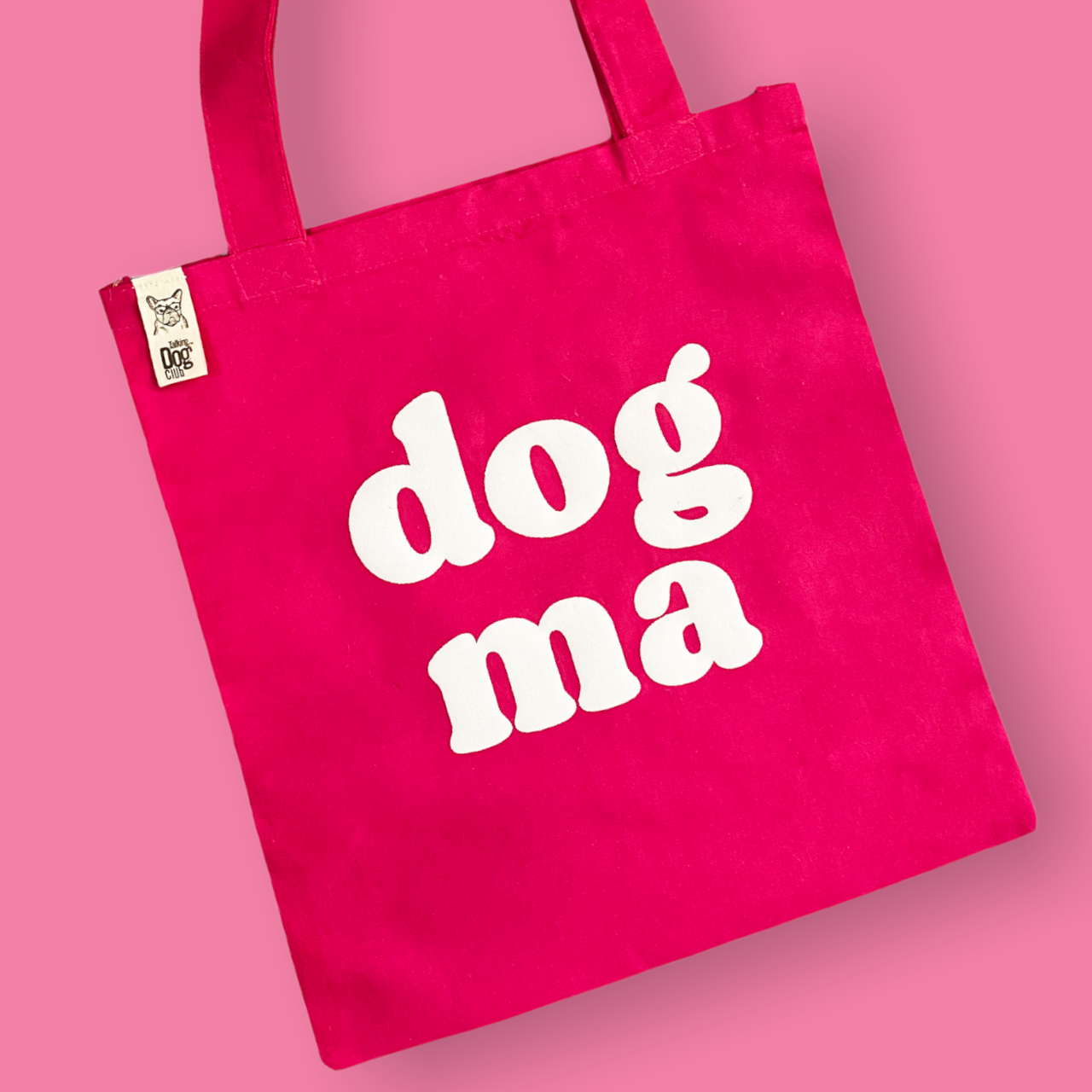 Talking Dog Club Dog Ma Carry All Tote Bag for Women (Pink) image 4