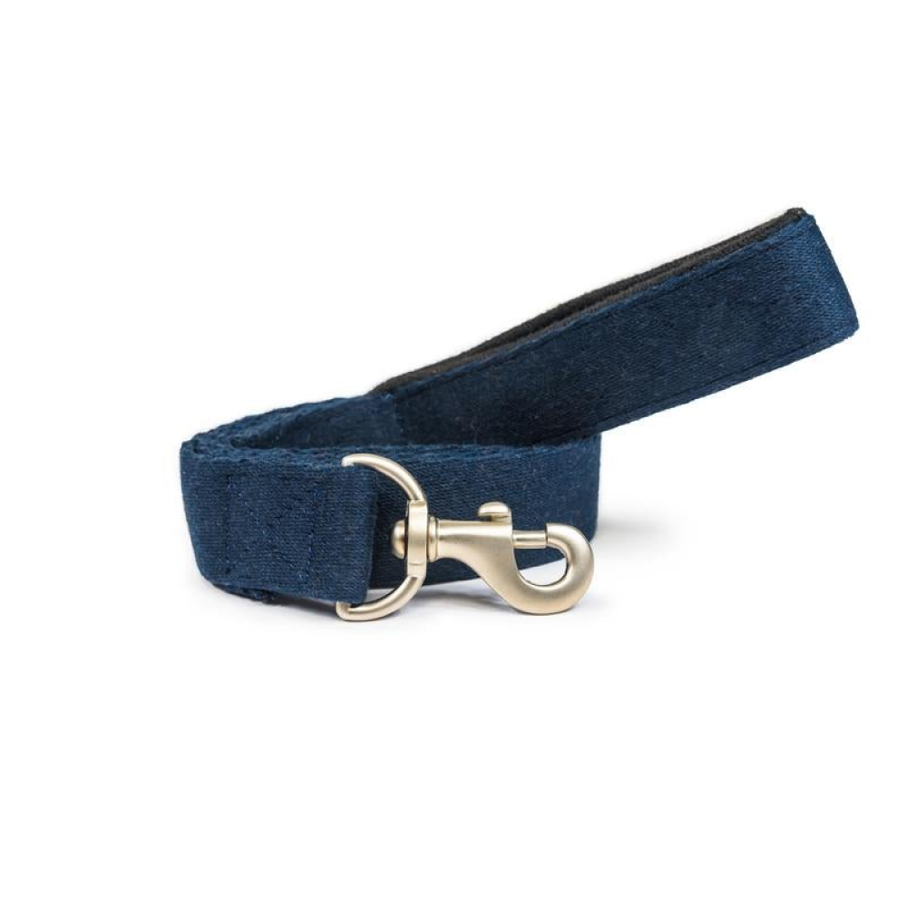 PetWale Cotton Padded Handle Denim Leash for Dogs (Blue) image 3