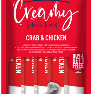 Kitty Yums Crab & Chicken Creamy Cat Treats
