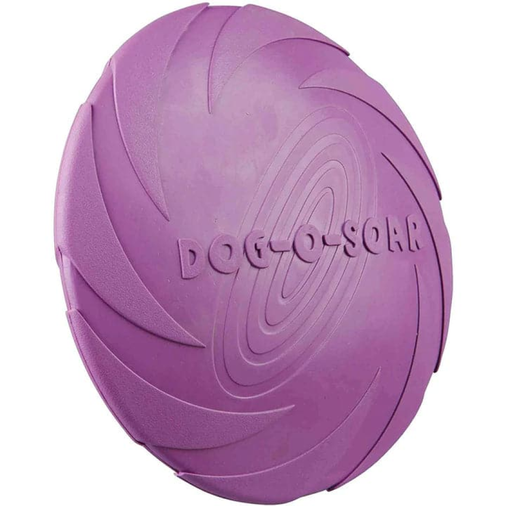 Trixie Floatable Natural Rubber Disc Toy for Dogs (Pink) image 2