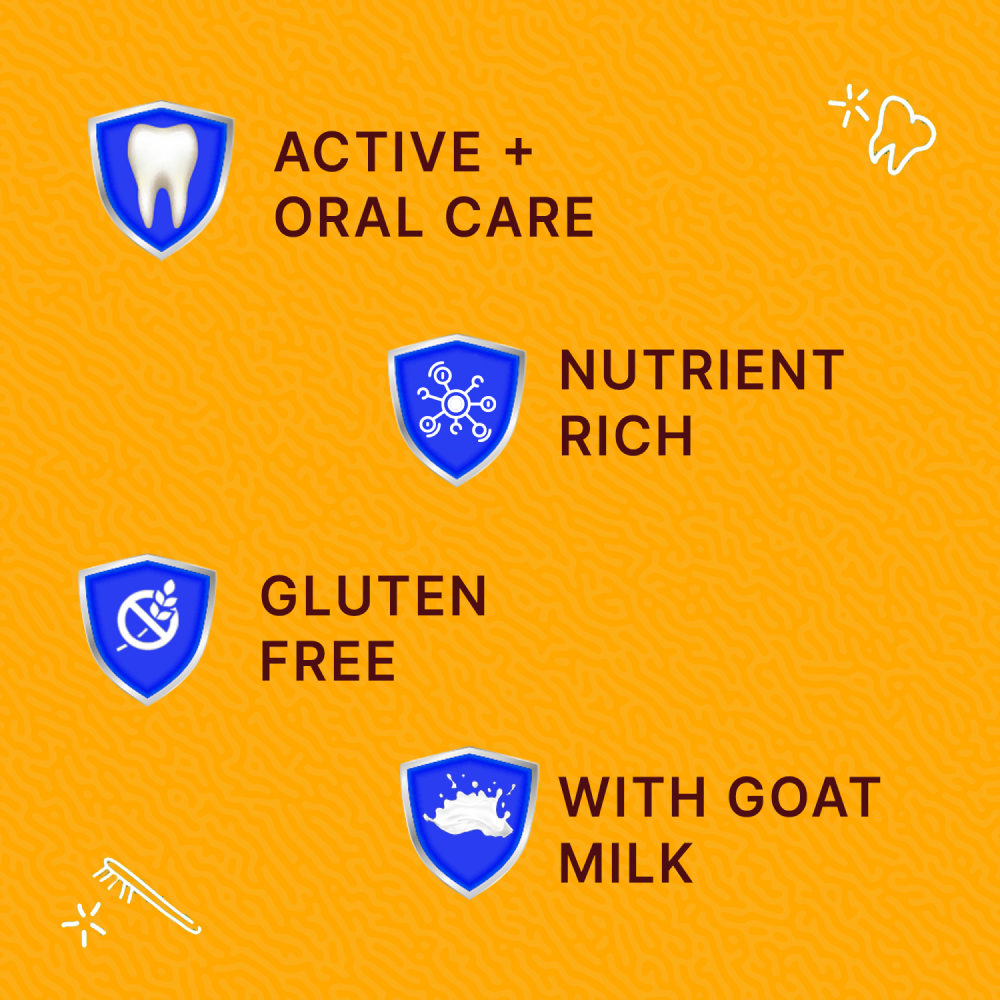 Goofy Tails Blueberry and Apple Active Dental Twists Dog Treats image 5