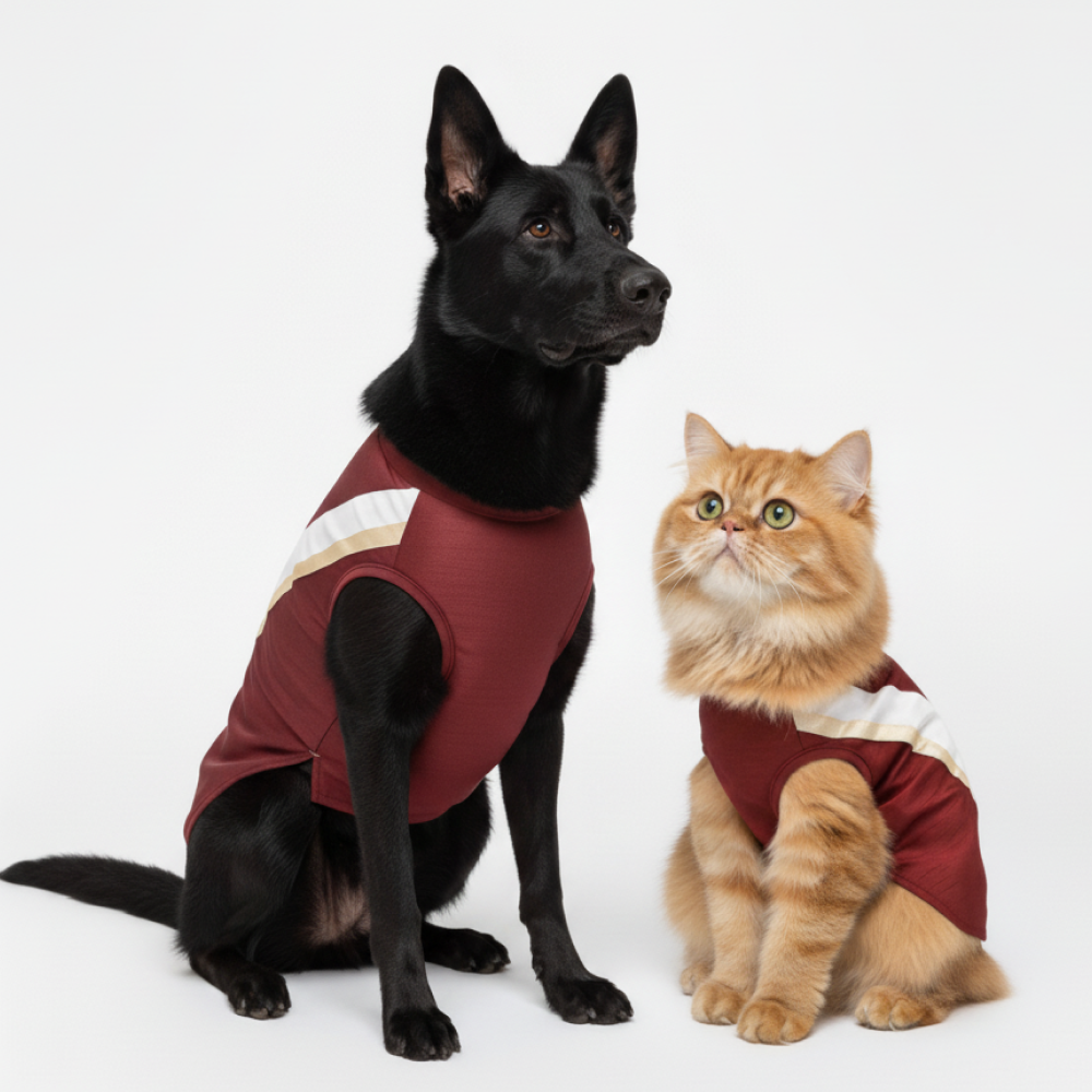 Skatrs Heritage Kurta for Dogs and Cats (Maroon)