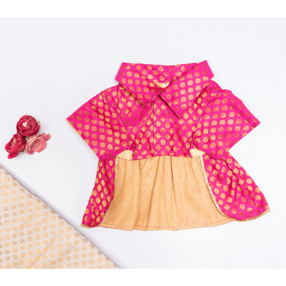 Pawgypets Occasion Wear Dress for Dogs and Cats (Pink) image 3