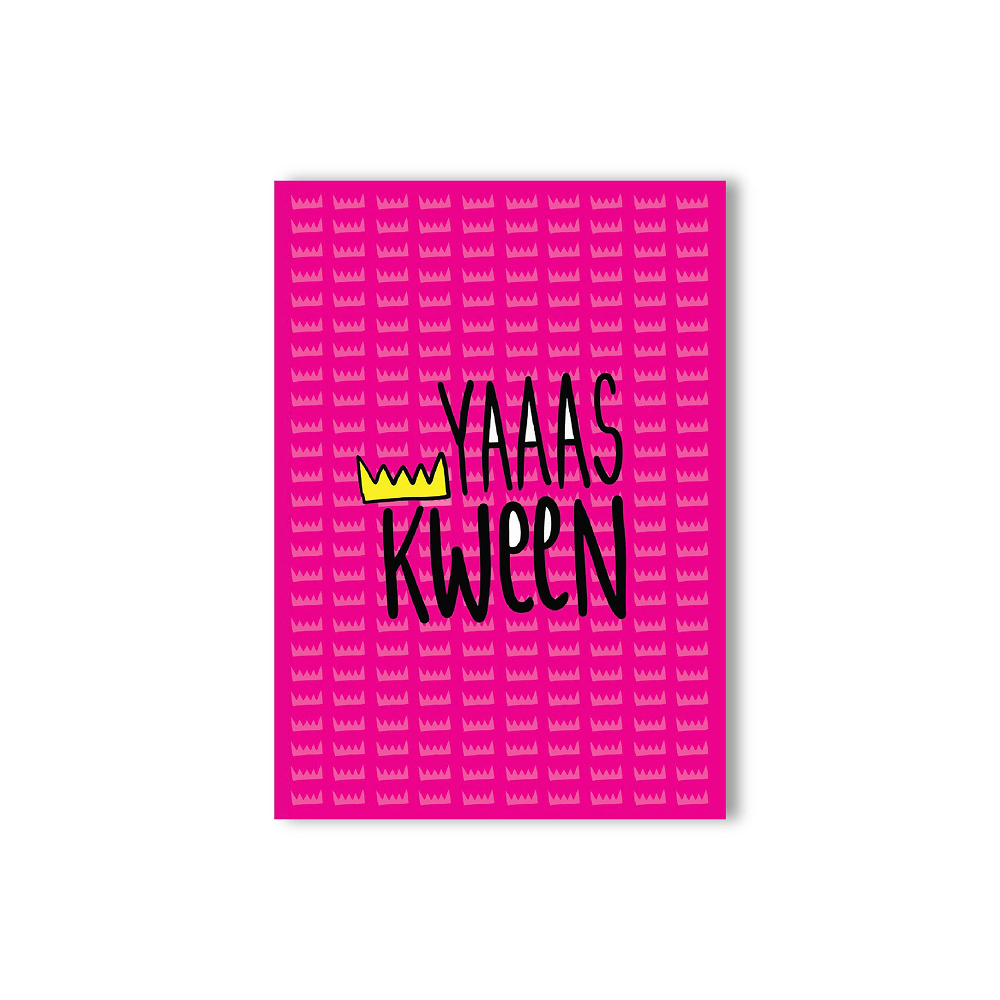 Doodlebawa Yaas Kween Pocket Notebook A6 Notebook image 1