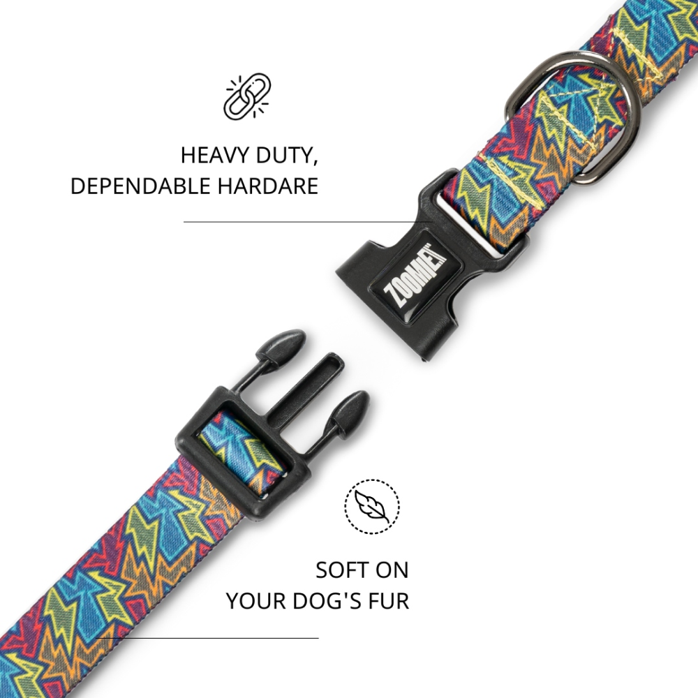 Zoomiez Bolt Printed Collar for Dogs image 3