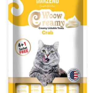 Signature Grain Zero Crab Lickable Creamy Cat Treats