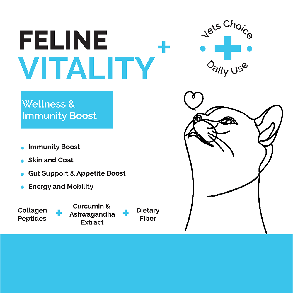 Goofy Tails Chicken Flavoured Feline Vitality + Wellness & Immunity Booster Supplement for Cats image 3