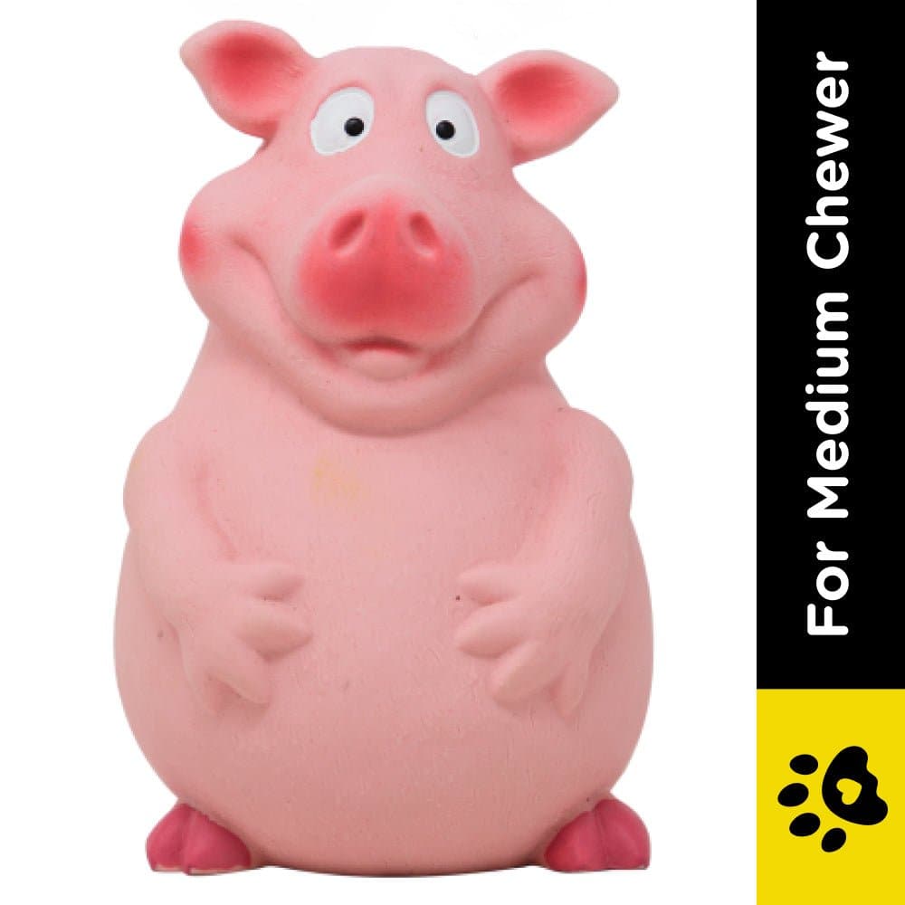 Barkbutler x Fofos Latex Bi Pig Toy for Dogs image 2