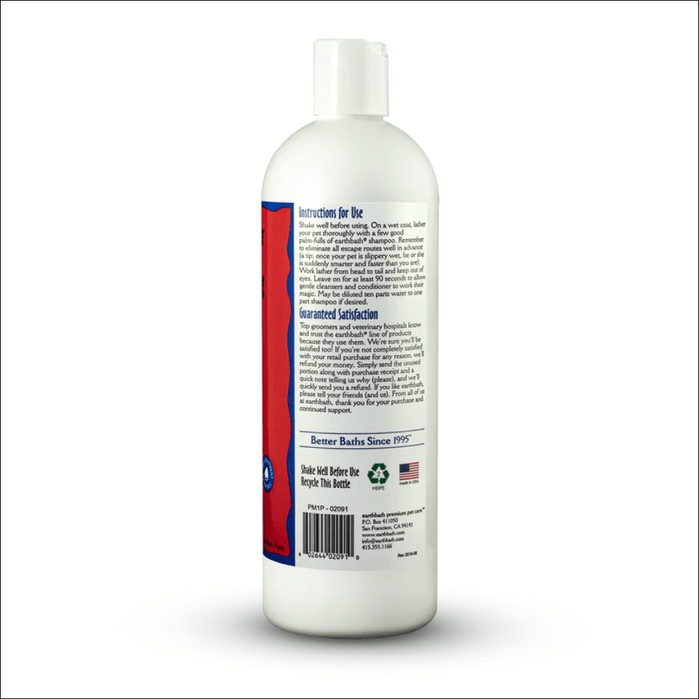 EarthBath 2 in 1 Conditioning Shampoo Mango Tango Long Coat for Dogs and Cats image 4