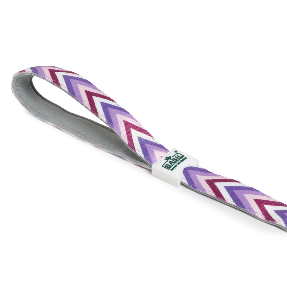 Basil Printed Leash for Dogs and Cats (Purple) image 3