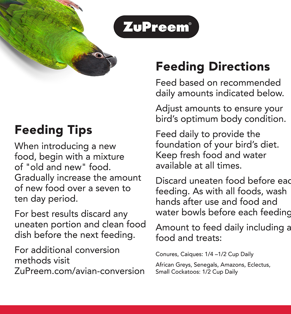 ZuPreem Fruit Blend Bird Food for Large Birds image 5