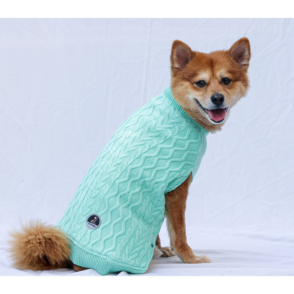 Petsnugs English Cable Knit Sweater for Dogs and Cats image 3