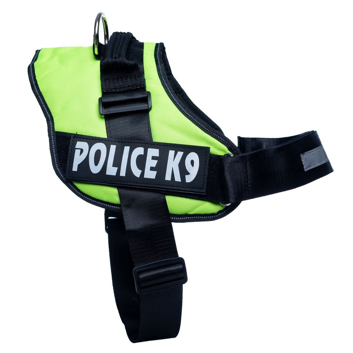 Skatrs Police K9 Harness for Dogs (Neon Green) image 2