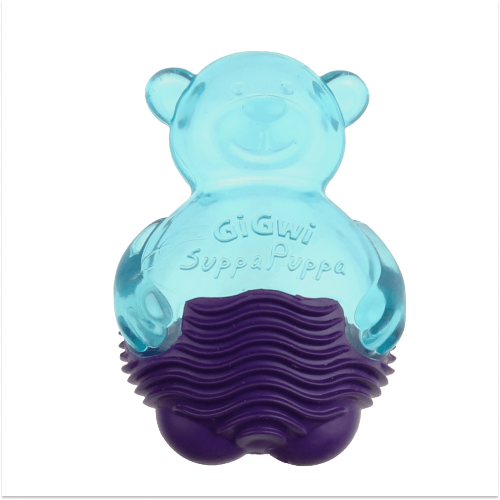 GiGwi Suppa Puppa Bear Toy for Dogs (Blue & Purple) image 4