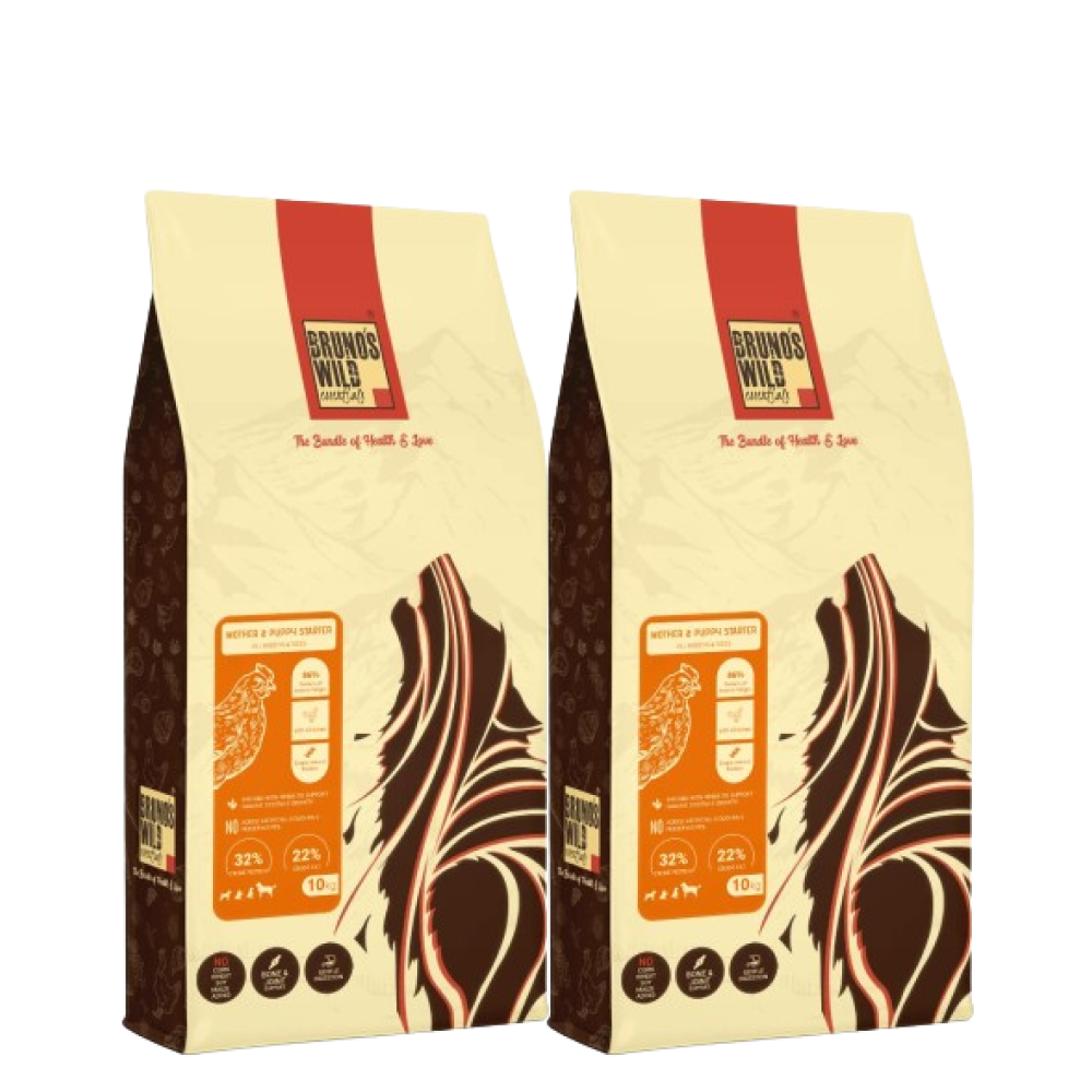 Bruno's Wild Essentials Mother and Puppy Starter Dog Dry Food image 10