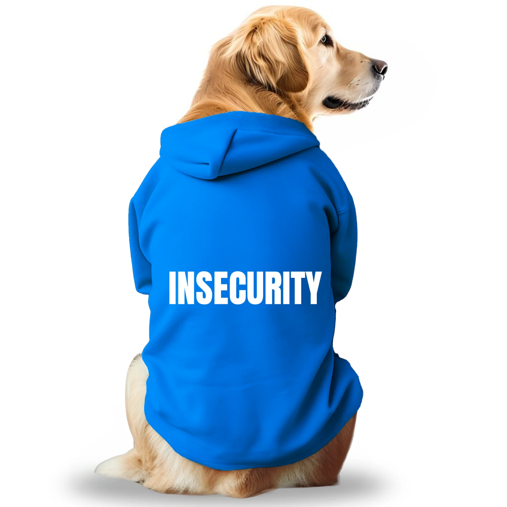 Pawsindia Insecurity Hoodie for Dogs (Blue) image 1