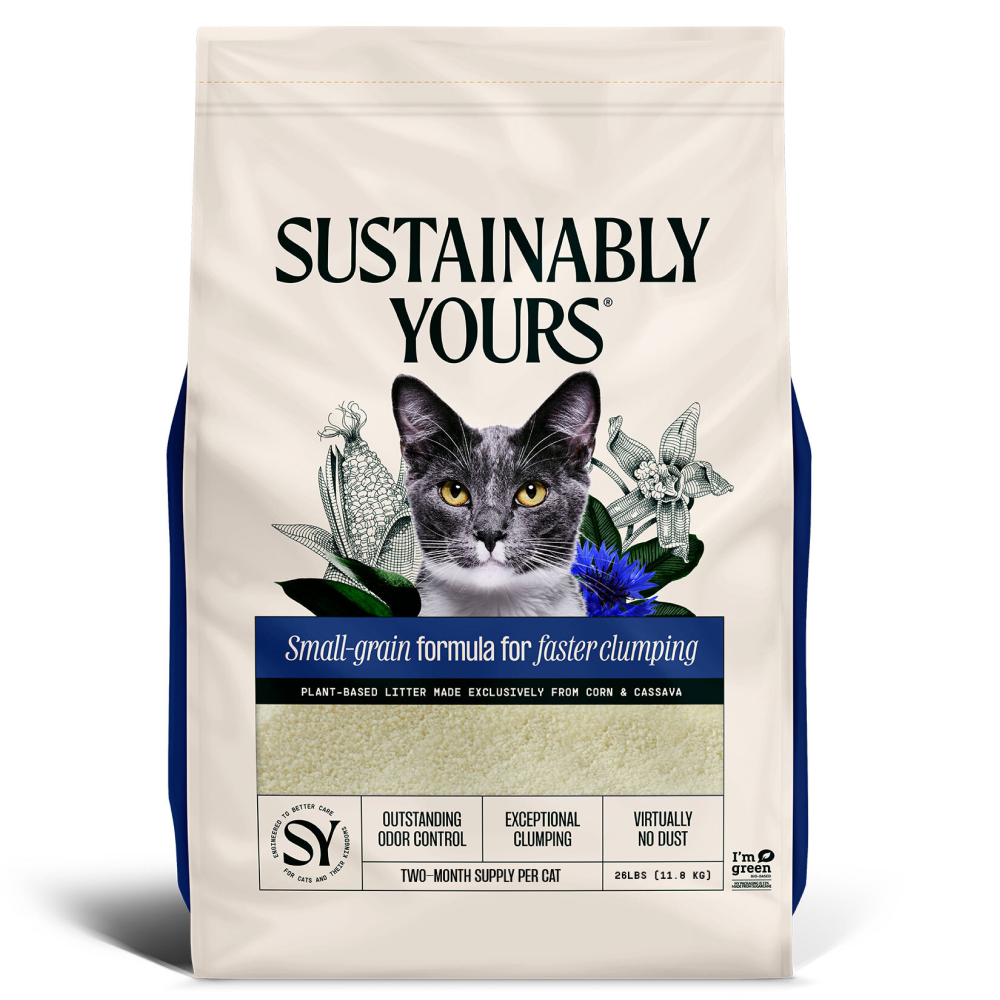 Sustainably Yours Multi Cat Plus Unscented Small Granules Cat Litter image 9