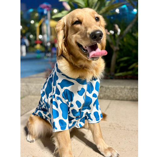 15buttons Blue Moo Shirt for Dogs
