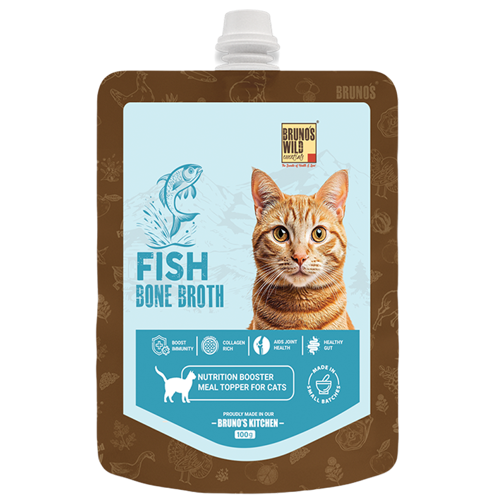 Bruno's Wild Essentials Fish Bone Broth For Cats image 1